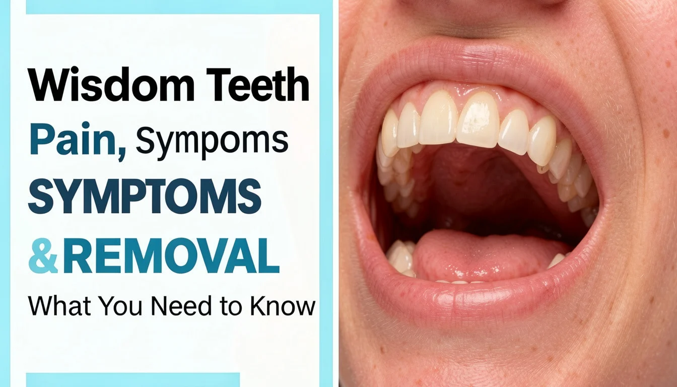 wisdom teeth pain, symptoms and removal what you need to know